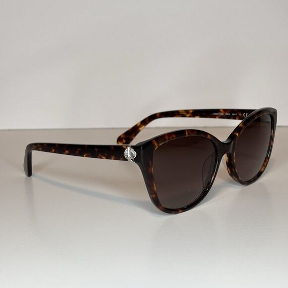 Kate Spade Hensley Women's Havana Cat Eye Sunglasses w/ Gradient Lens - 0086 HA - Picture 3 of 7